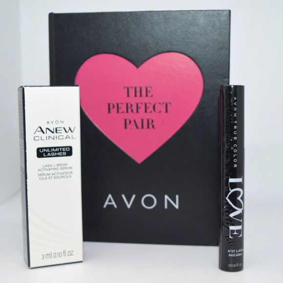 Avon Other - New Avon Limited Edition Book Perfect Pair Clinical Mascara & Brow Kit